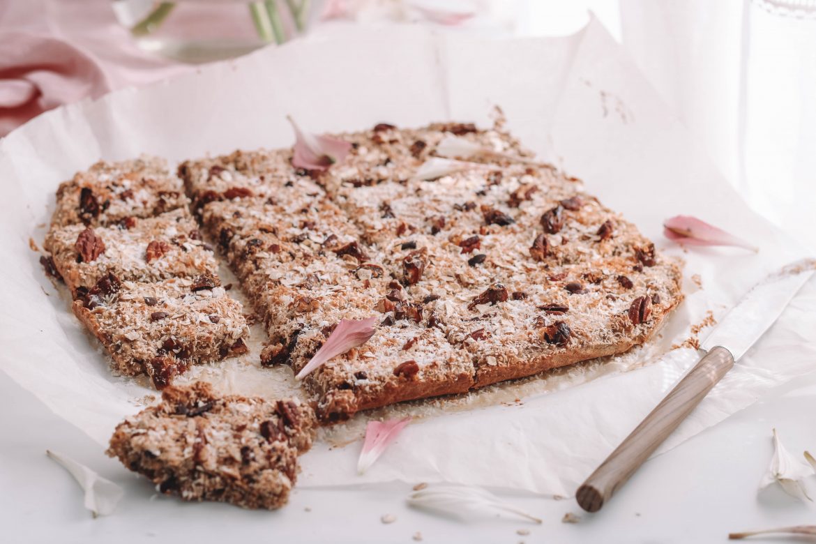 CUADRADOS DE PLÁTANO Y AVENA